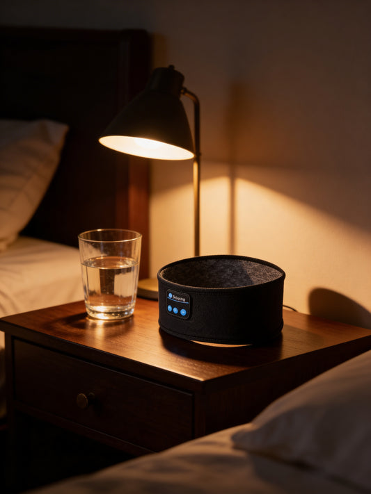 RideBand - Bandeau Audio Bluetooth, Écouteurs Musique de Sommeil et Sport Ultra-Confortable, Bandeau Protégez Oreilles Chaud d'Équitation, Compatible Casque équitation